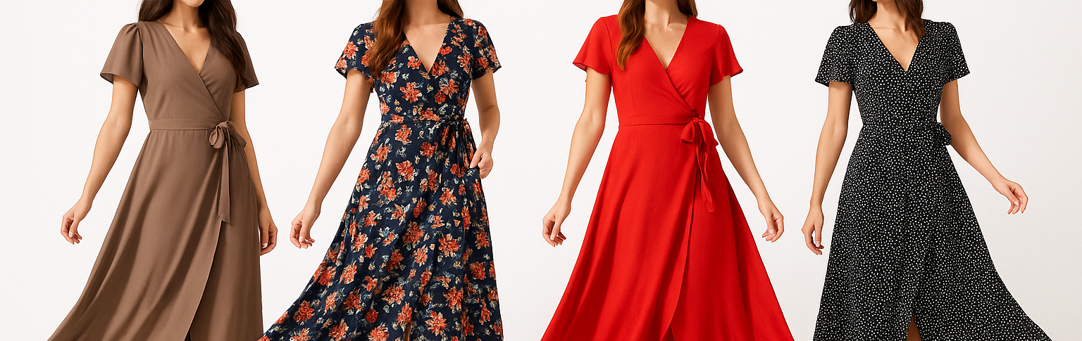 WRAP DRESSES